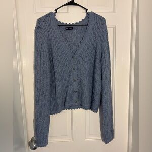 GAP Women's Soft Blue Cardigan